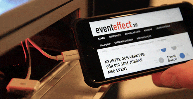 Urladdade mobiler ger arrangörer nya intäkter