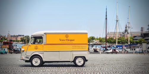 Champagnetruck för fester och event