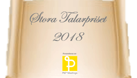 De är nominerade till Stora Talarpriset 2018