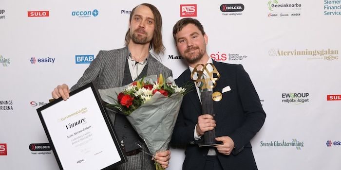 De tar emot priset Årets återanvändare 2020