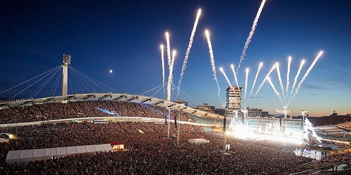 Lockade 1,6 miljoner besökare till stadens arenor