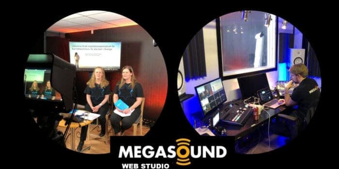 Megasound Webstudio –  prisvärd lösning när ni vill ställa om till digitalt event