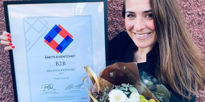 Helena Kepinski vinnare av Årets Eventchef B2B 2021