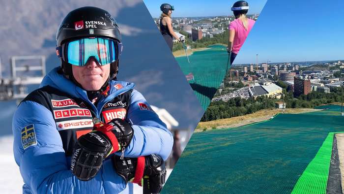 Världspremiär för sommarskidåkning i Stockholm