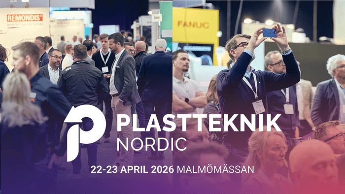 Plastteknik Nordic blir en årlig mötesplats 2 Plastteknik Nordic, 22-23 april 2026, Malmömässan.
