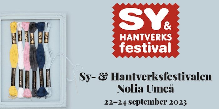 Sy- & Hantverksfestivalen Nolia Umeå. 23-24 september 2023.