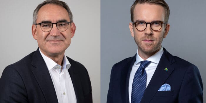 Pa Vag 2025 Infrastrukturminister Andreas Carlson och generaldirektor Roberto Maiorana Samverkan i fokus när infrastrukturministern och Trafikverkets generaldirektör öppnar På Väg