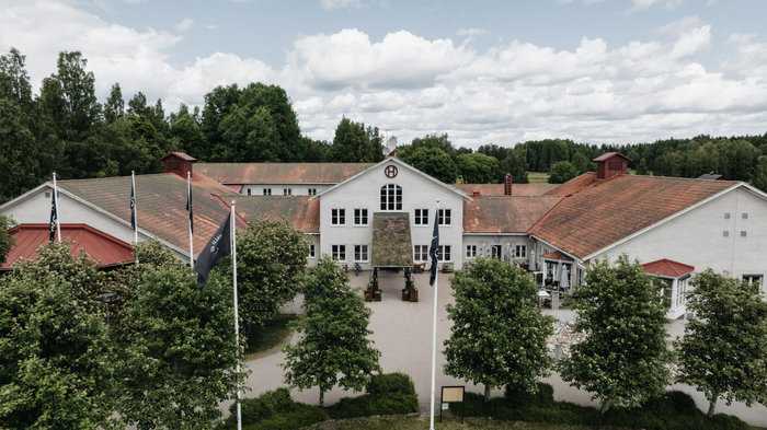 Högbo Brukshotells storsatsning tar form – 1100 kvm spa skymtar nu bland trädkronorna