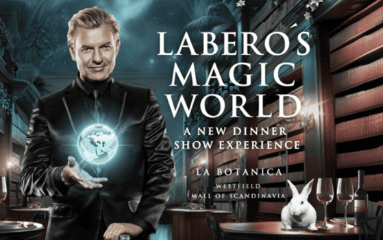 Joe Labero sätter upp ny show på svensk mark och banar väg för unga magiker