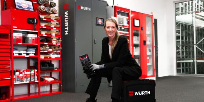 Wurth Svenska AB Karin V Underhallsmassan 2 Würth Svenska AB presenterar innovativa lösningar på Underhållsmässan i Göteborg
