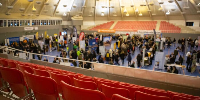 AMF Hassleholms jobb och utbildningsmassa i Qpoolen 2024 02 Rekordmånga utställare till norra Skånes största jobb- och utbildningsmässa