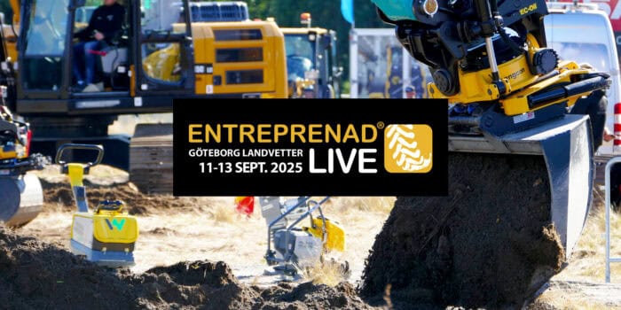 Rekordstor Entreprenad Live 2025 – över 250 utställare, full fart på demo och stora tävlingar i Landvetter