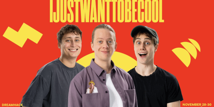 IJustWantToBeCool gör livepodd-debut på DreamHack Stockholm 2025