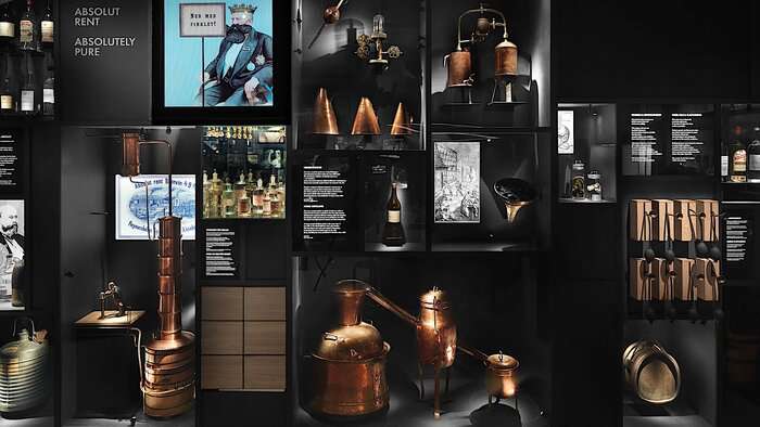 Mötesbaren gästar Spritmuseum