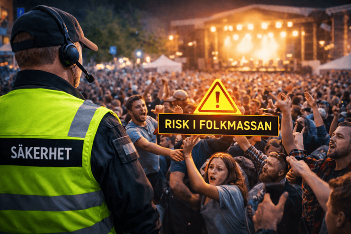 Beredskap: Publiksäkerhet på plats i realtid