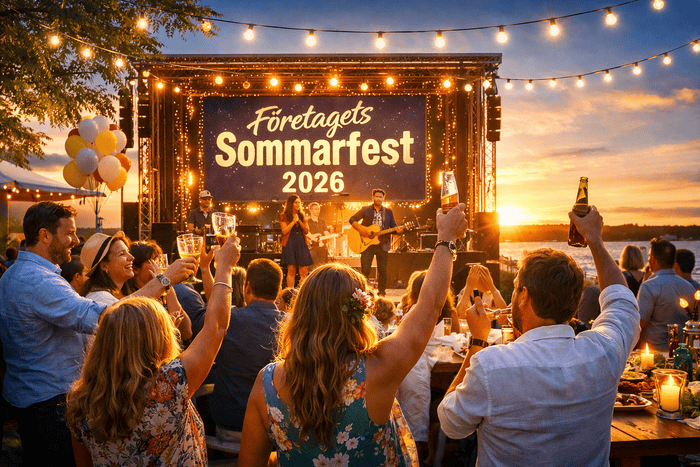 Företagets sommarfest 2026 – så skapar du ett event som stärker kultur, varumärke och affär