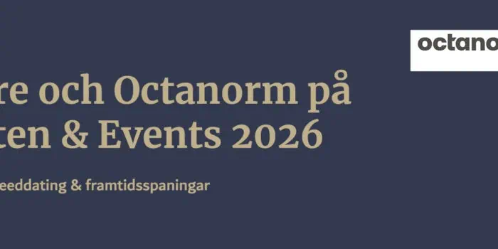 Vi ses på Möten & Events 2026 – där idéer möter system, kreativitet och framtidstänk