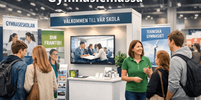 Huddinge kommun sonderar marknaden efter monterbyggare inför gymnasiemässa