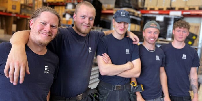Sture stärker team och kultur - söker nya projektledare och montörer, såväl oerfarna talanger som branschvana
