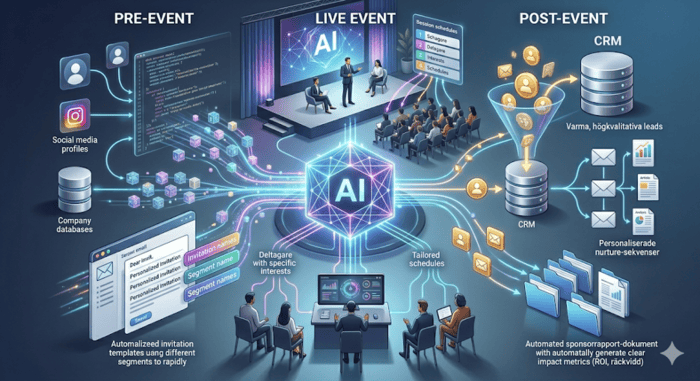 AI för eventbolag och marknadsteam 2026: från deltagardata till automatiserad uppföljning
