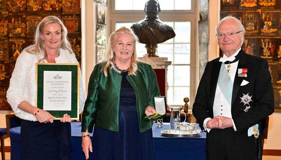 Vadstena Klosterhotels grundare prisas med Näringslivsmedaljen