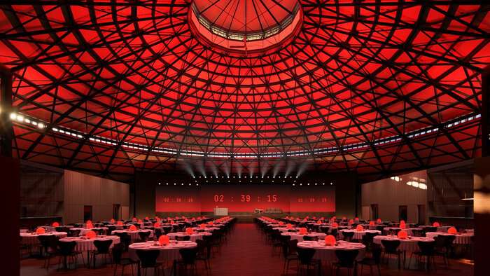 Gasometer tar form – Stockholms nya arena för opera, event och möten öppnar våren 2027