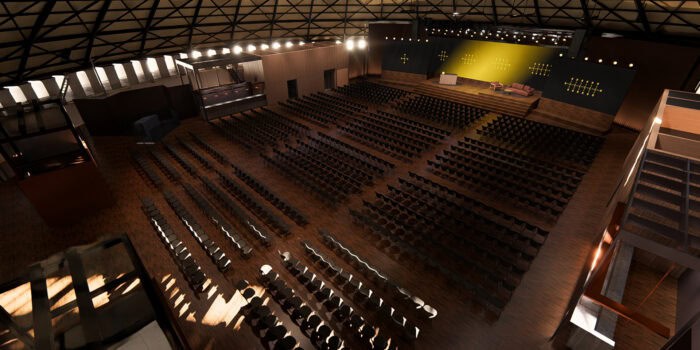 Gasometer tar form – Stockholms nya arena för opera, event och möten öppnar våren 2027