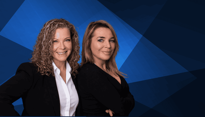 Michelle Dandenell, CEO och medgrundare, och Johanna Hellström, säljansvarig och projektledare på Mindley.