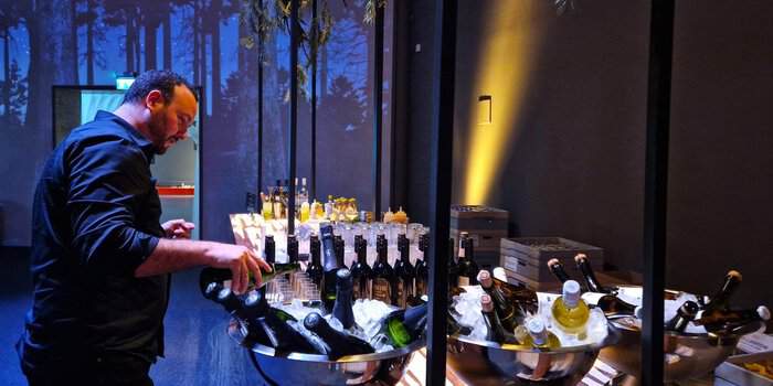Skogen Cocktailmingel i utställningen Skogen på Tekniska museet