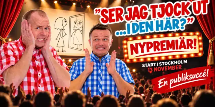 Över 20 000 sålda biljetter för Jan Bylund och Mattias Lundbergs humorshow