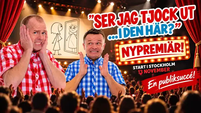 Över 20 000 sålda biljetter för Jan Bylund och Mattias Lundbergs humorshow